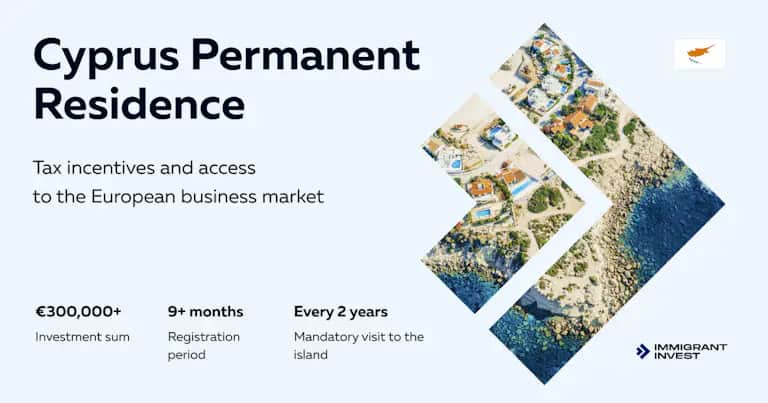 How to obtain Cyprus permanent residence by investment